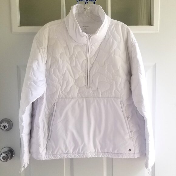 NWOT Layer 8 Quilted Qwick‎ Dry 1/4 Zip Lightweight Pullover Jacket | Sz. Large - Picture 1 of 13